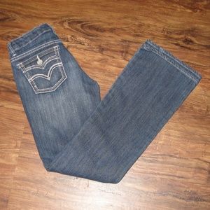 LEVI'S  BOOT CUT JEANS W/ADJUSTABLE INNER WAIST 12